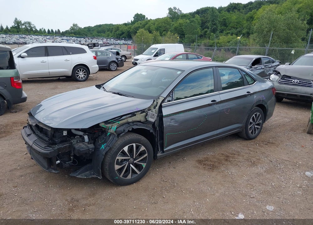 2022 VOLKSWAGEN JETTA VIN: 3VWCM7BU0NM000396