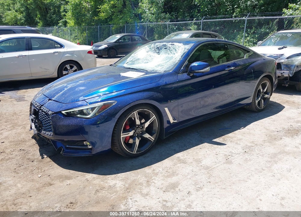 2018 INFINITI Q60 3.0T RED SPORT 400 VIN: JN1FV7EL9JM630314
