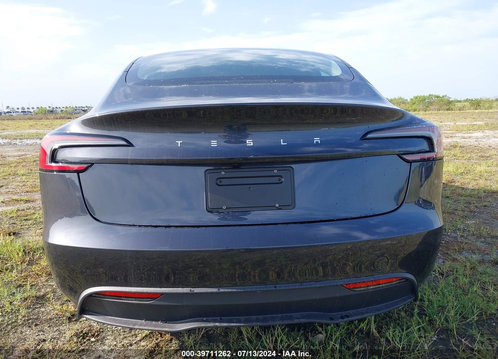 2024 TESLA MODEL 3 REAR-WHEEL DRIVE VIN: 5YJ3E1EA5RF752507