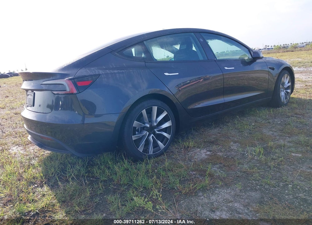 2024 TESLA MODEL 3 REAR-WHEEL DRIVE VIN: 5YJ3E1EA5RF752507