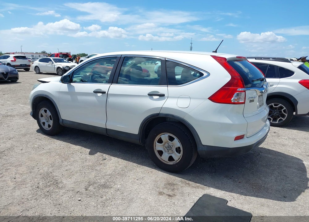 2015 HONDA CR-V LX VIN: 5J6RM3H37FL019366