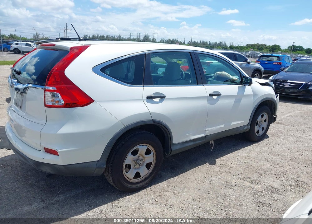 2015 HONDA CR-V LX VIN: 5J6RM3H37FL019366