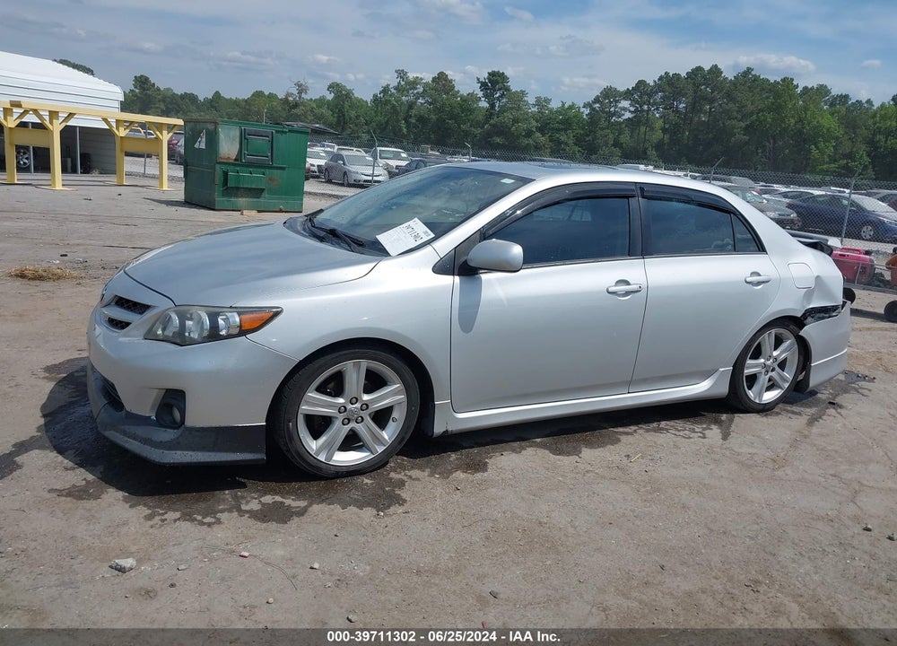 2013 TOYOTA COROLLA S VIN: 2T1BU4EE1DC052290