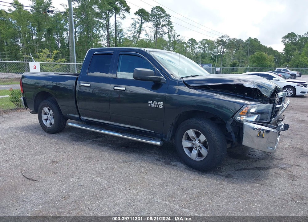 2017 RAM 1500 SLT QUAD CAB 4X2 6'4 BOX VIN: 1C6RR6GG0HS735295