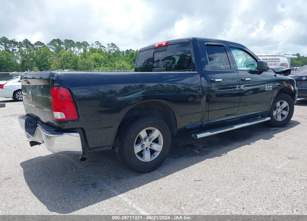 2017 RAM 1500 SLT QUAD CAB 4X2 6'4 BOX VIN: 1C6RR6GG0HS735295