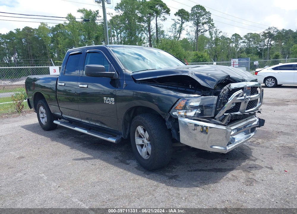 2017 RAM 1500 SLT QUAD CAB 4X2 6'4 BOX VIN: 1C6RR6GG0HS735295