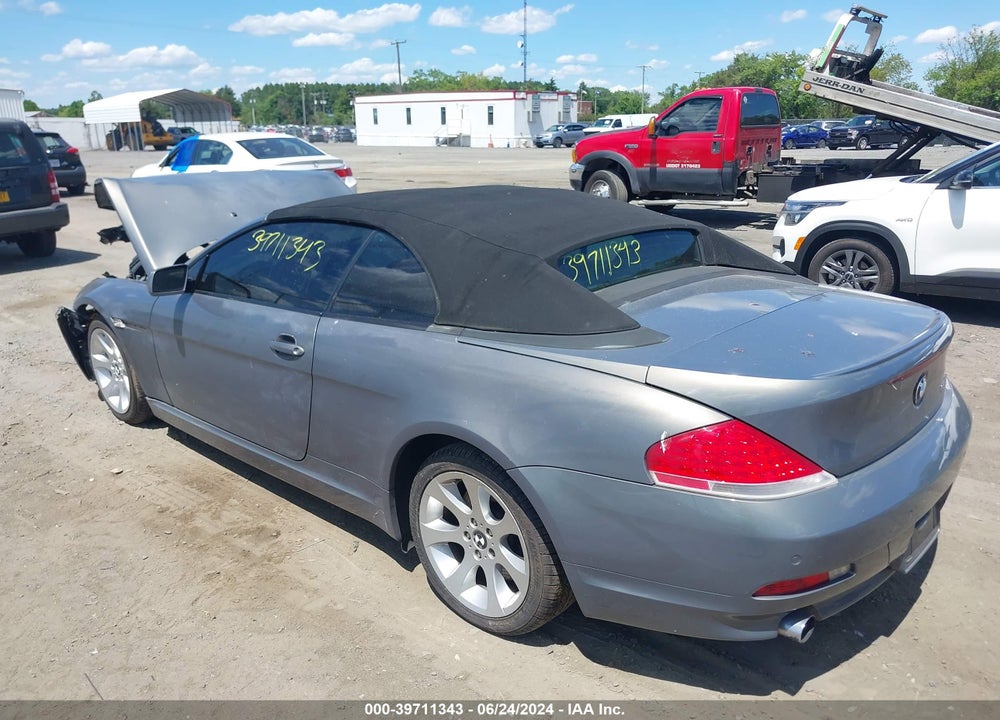 2005 BMW 645CI VIN: WBAEK73405B323335