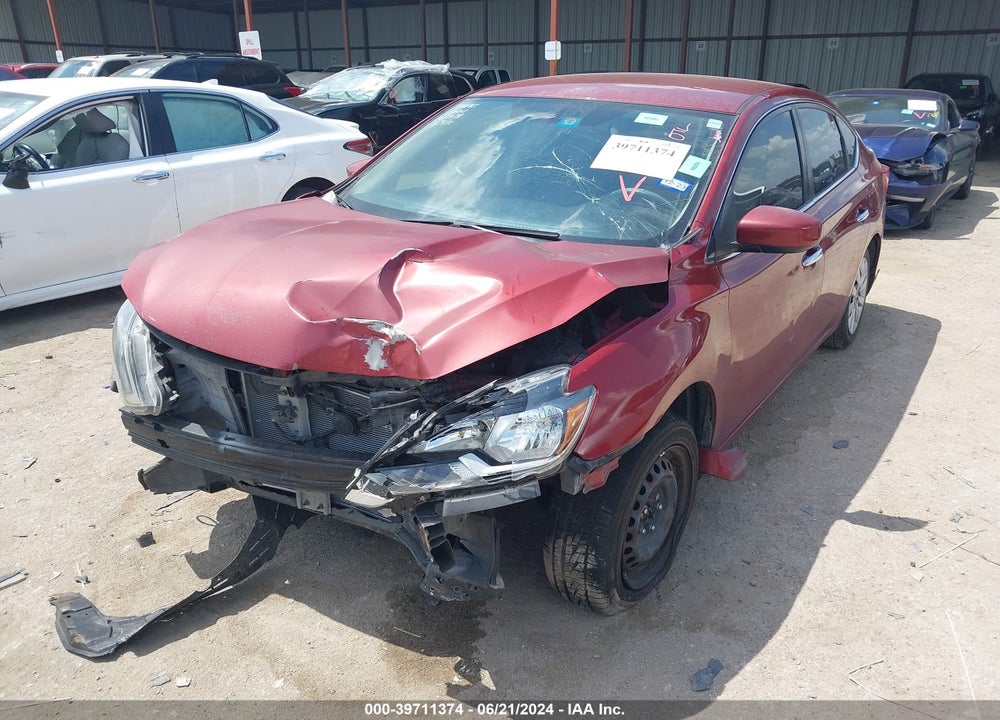 2016 NISSAN SENTRA SV VIN: 3N1AB7AP3GL682987