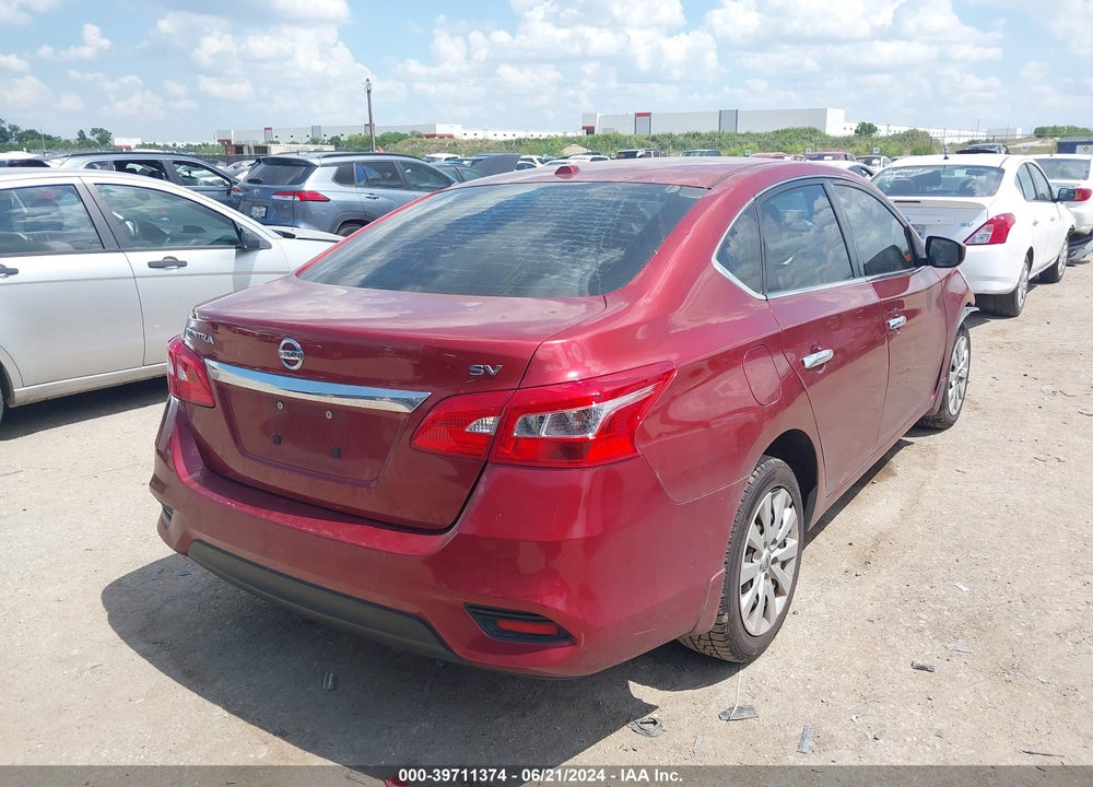 2016 NISSAN SENTRA SV VIN: 3N1AB7AP3GL682987