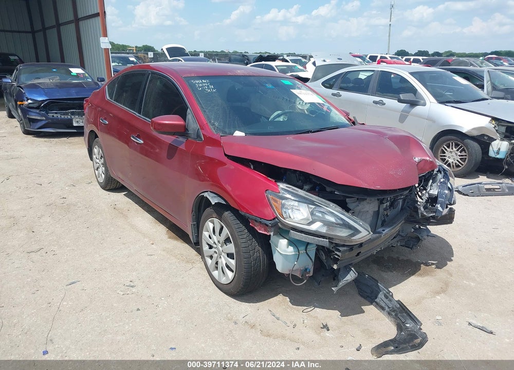 2016 NISSAN SENTRA SV VIN: 3N1AB7AP3GL682987