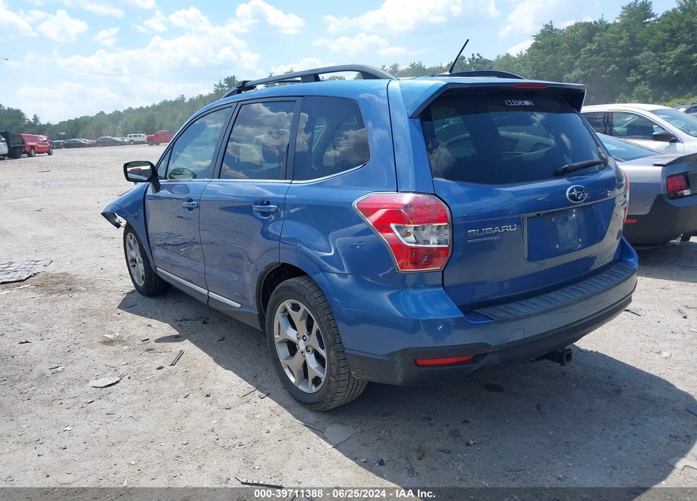 2015 SUBARU FORESTER 2.5I TOURING VIN: JF2SJAUC8FH460583