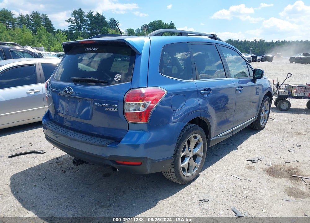 2015 SUBARU FORESTER 2.5I TOURING VIN: JF2SJAUC8FH460583