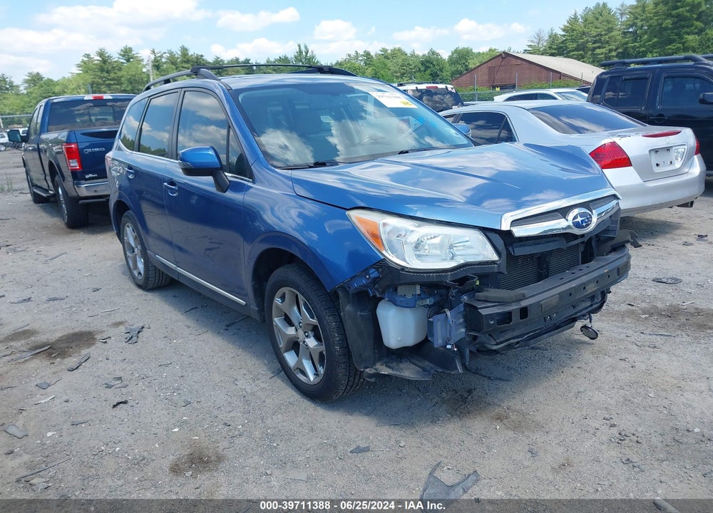 2015 SUBARU FORESTER 2.5I TOURING VIN: JF2SJAUC8FH460583