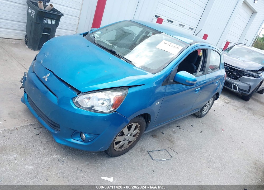 2015 MITSUBISHI MIRAGE ES VIN: ML32A4HJ0FH010003