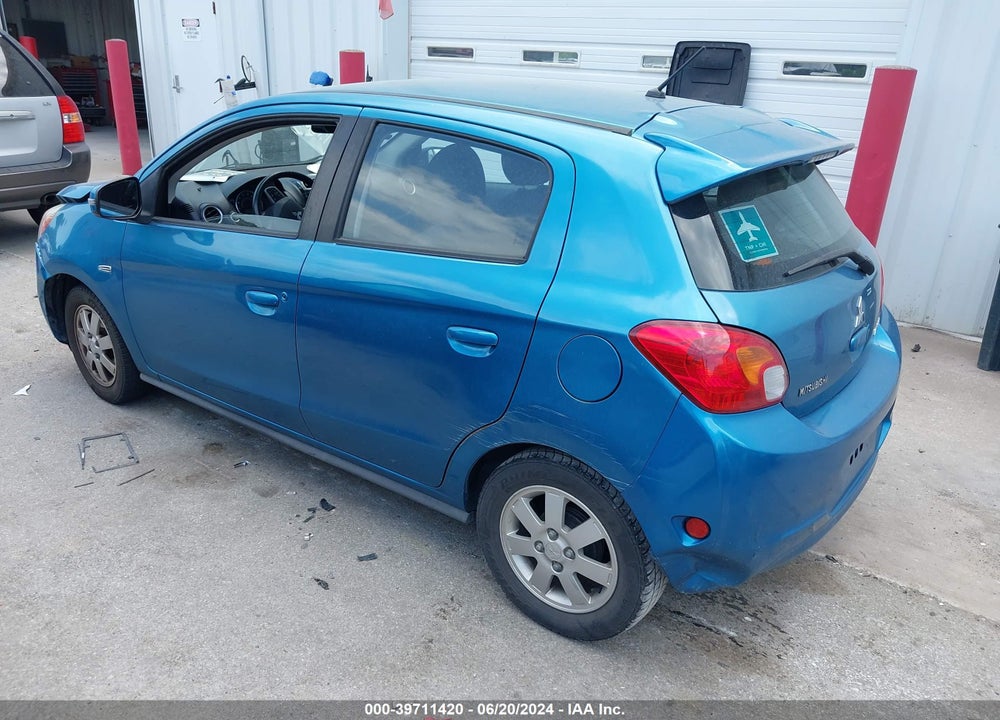 2015 MITSUBISHI MIRAGE ES VIN: ML32A4HJ0FH010003
