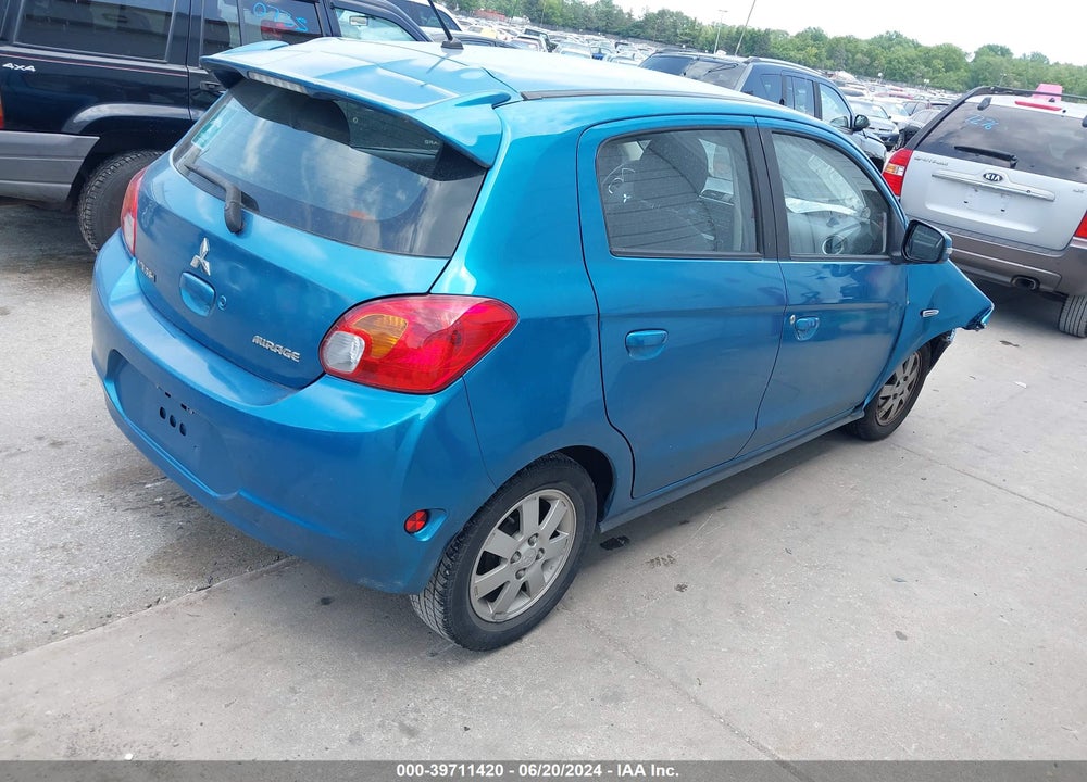 2015 MITSUBISHI MIRAGE ES VIN: ML32A4HJ0FH010003