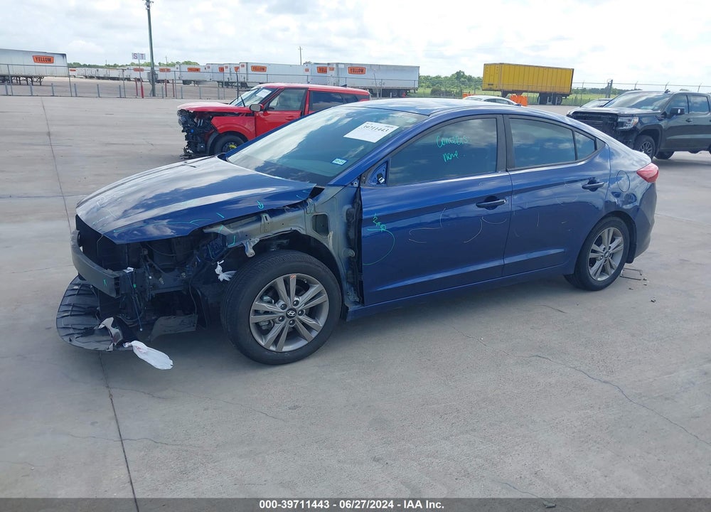 2017 HYUNDAI ELANTRA SE VIN: 5NPD84LF1HH187281