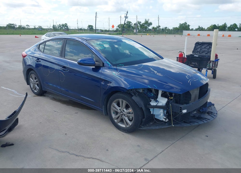 2017 HYUNDAI ELANTRA SE VIN: 5NPD84LF1HH187281