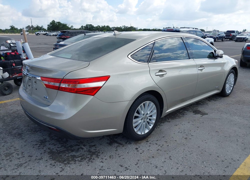 2013 TOYOTA AVALON HYBRID LIMITED VIN: 4T1BD1EBXDU006346