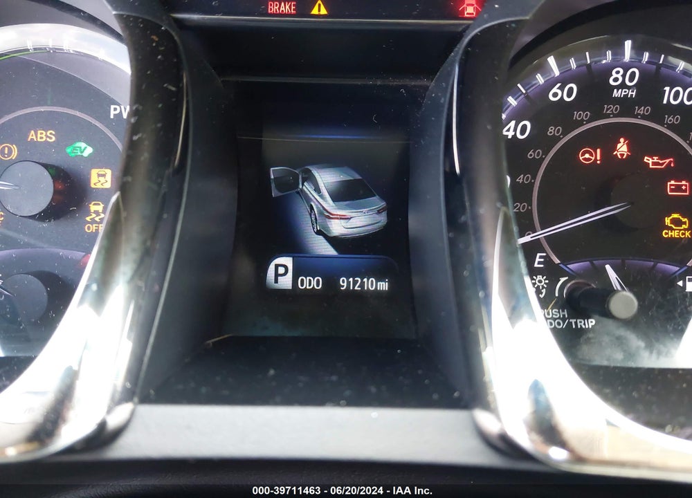 2013 TOYOTA AVALON HYBRID LIMITED VIN: 4T1BD1EBXDU006346