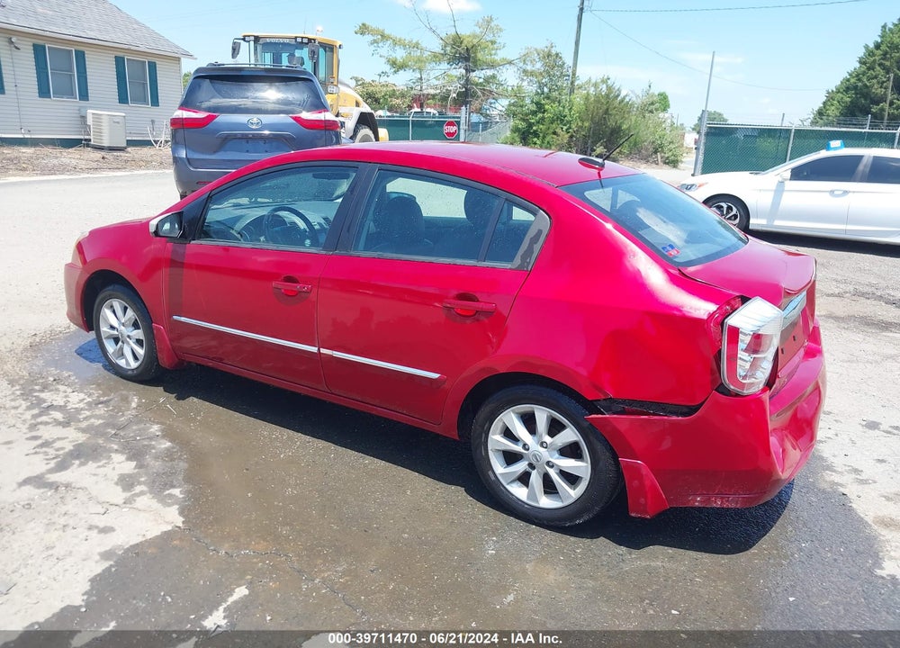 2010 NISSAN SENTRA 2.0SL VIN: 3N1AB6AP3AL688550