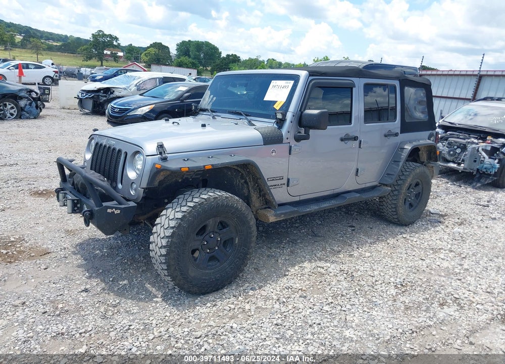 2017 JEEP WRANGLER UNLIMITED SPORT 4X4 VIN: 1C4BJWDG3HL708964