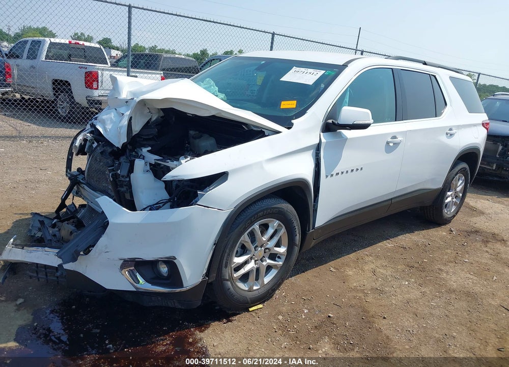 2021 CHEVROLET TRAVERSE AWD LT LEATHER VIN: 1GNEVHKW0MJ174763