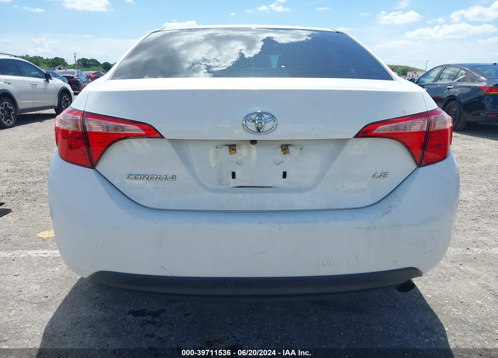 2017 TOYOTA COROLLA LE VIN: 2T1BURHE0HC836362