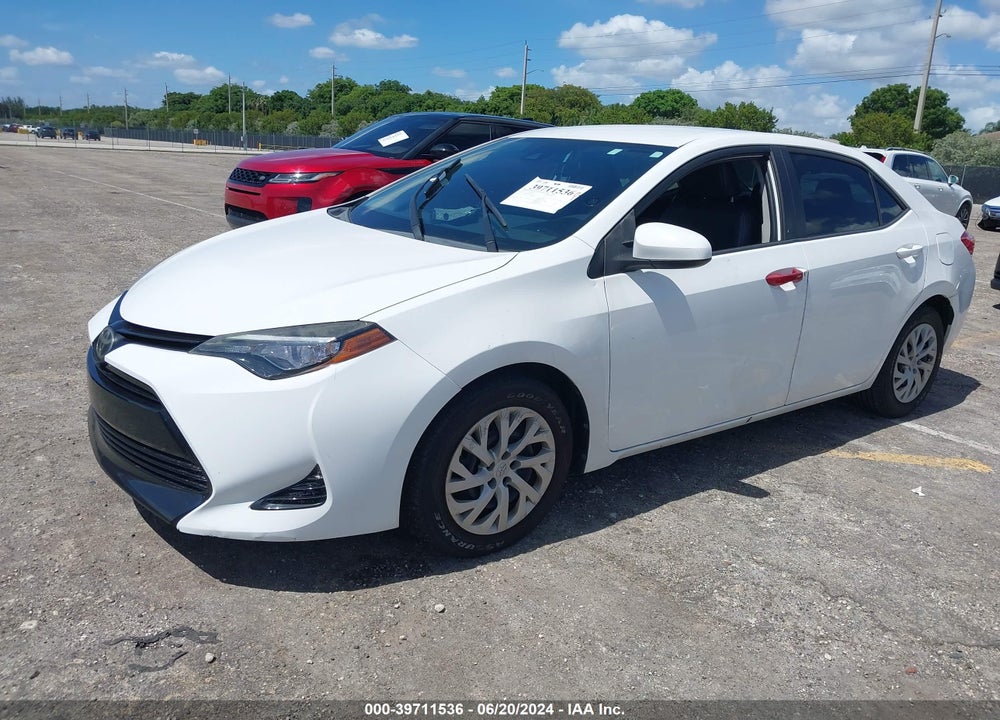 2017 TOYOTA COROLLA LE VIN: 2T1BURHE0HC836362