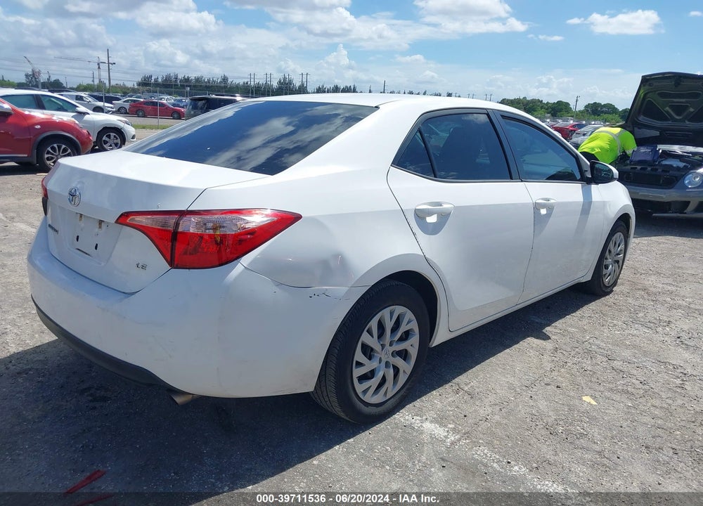 2017 TOYOTA COROLLA LE VIN: 2T1BURHE0HC836362