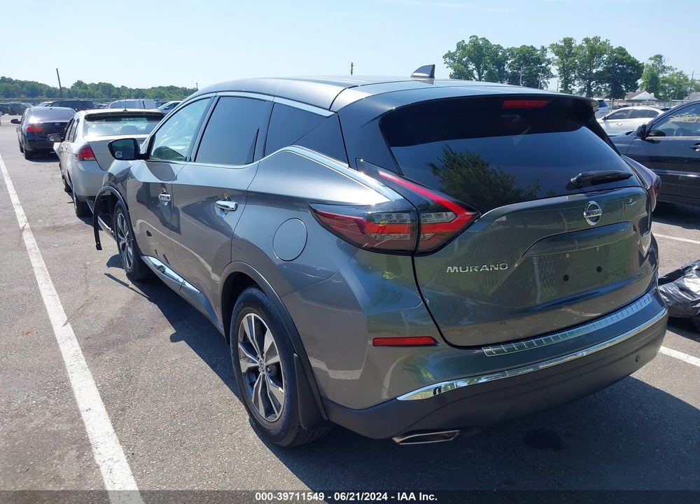 2021 NISSAN MURANO S INTELLIGENT AWD VIN: 5N1AZ2AS7MC125924