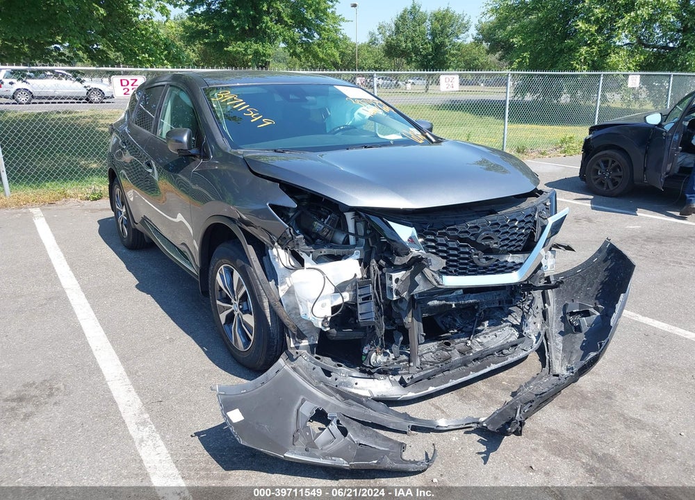 2021 NISSAN MURANO S INTELLIGENT AWD VIN: 5N1AZ2AS7MC125924