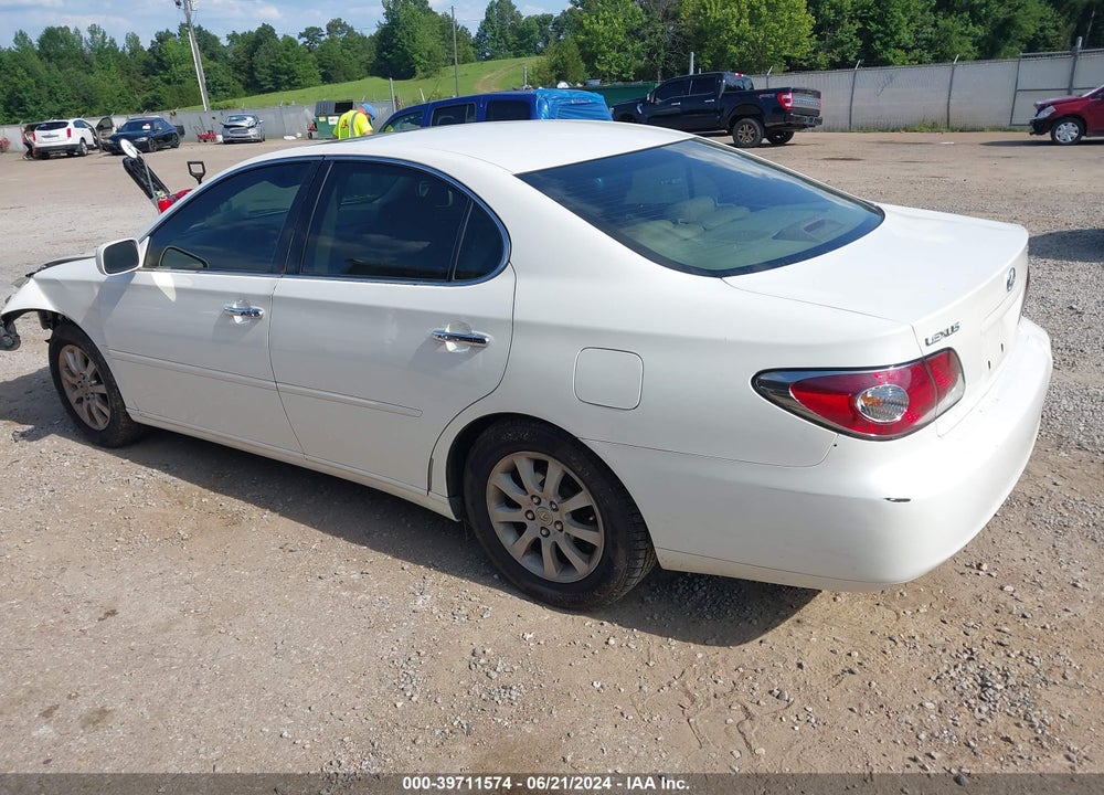 2004 LEXUS ES 330 VIN: JTHBA30G045016663