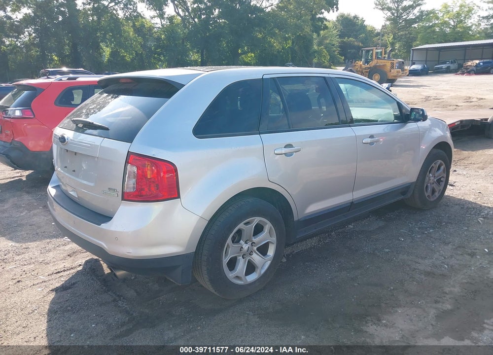 2012 FORD EDGE SEL VIN: 2FMDK3J95CBA87080