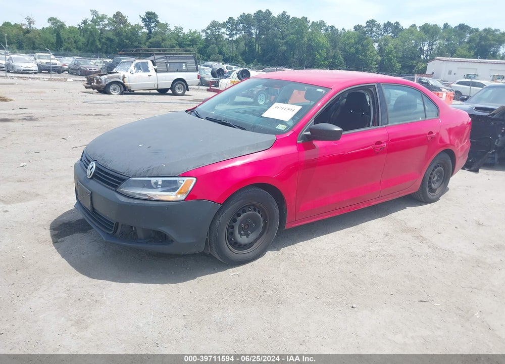 2014 VOLKSWAGEN JETTA 2.0L S VIN: 3VW1K7AJ4EM402247