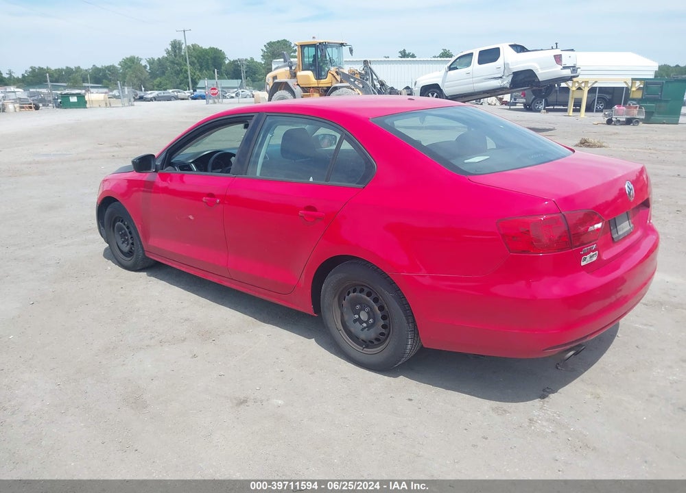 2014 VOLKSWAGEN JETTA 2.0L S VIN: 3VW1K7AJ4EM402247
