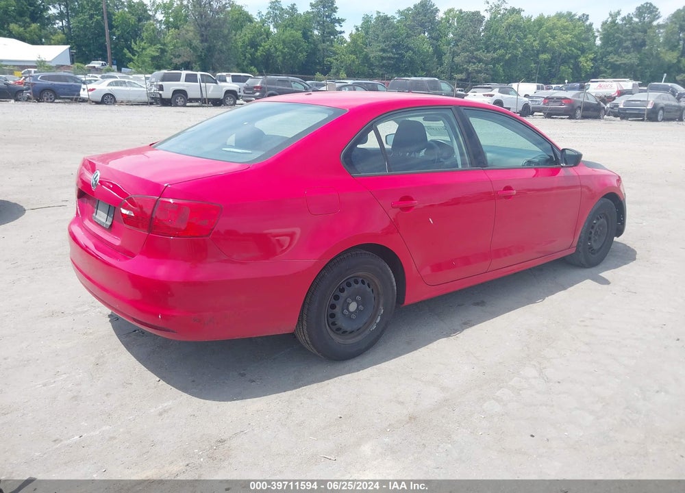 2014 VOLKSWAGEN JETTA 2.0L S VIN: 3VW1K7AJ4EM402247