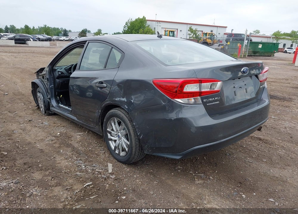 2019 SUBARU IMPREZA 2.0I VIN: 4S3GKAA69K3607467