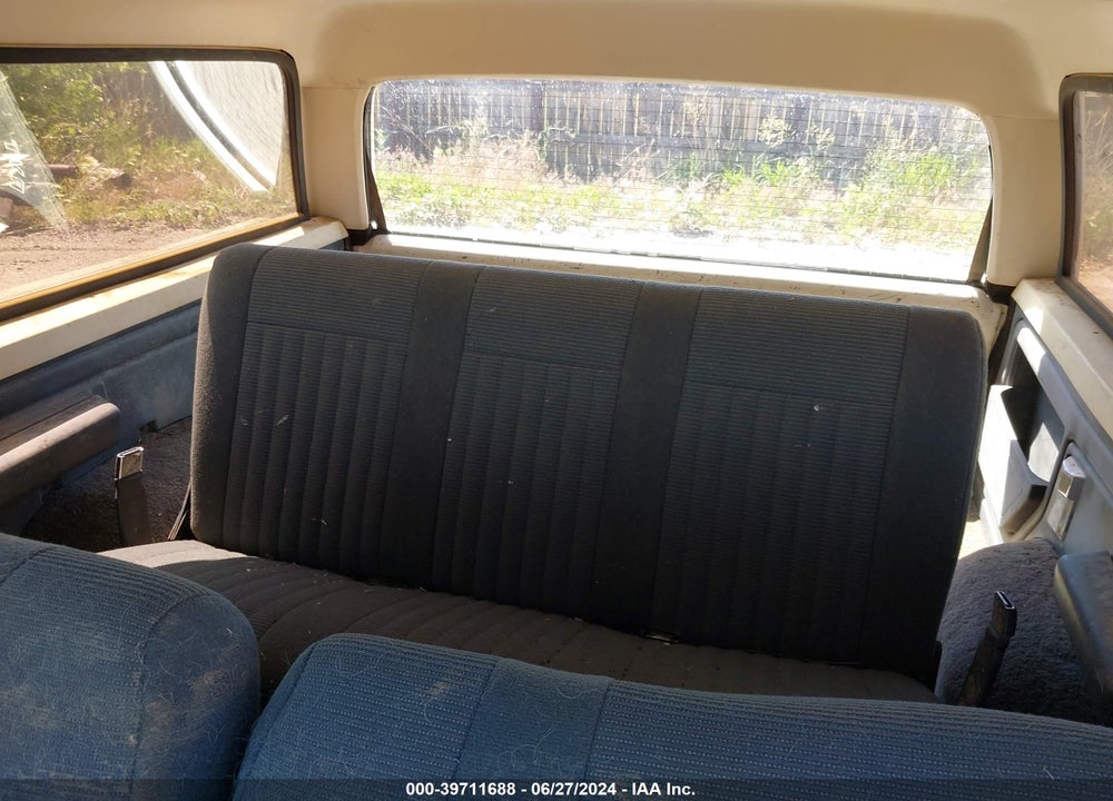 1991 FORD BRONCO U100 VIN: 1FMEU15H5MLA72407