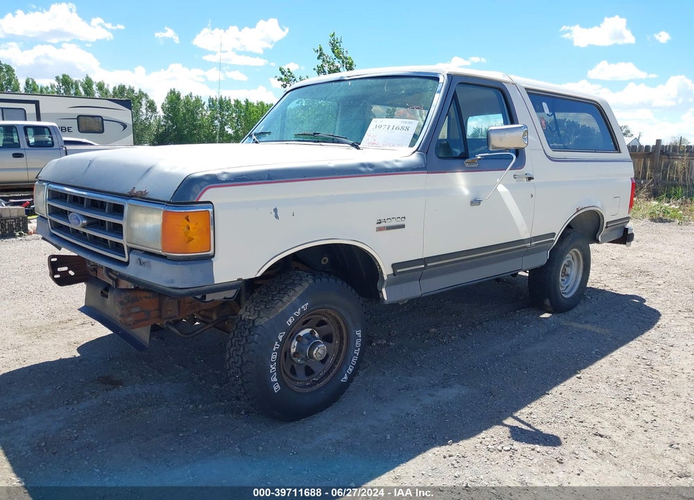 1991 FORD BRONCO U100 VIN: 1FMEU15H5MLA72407