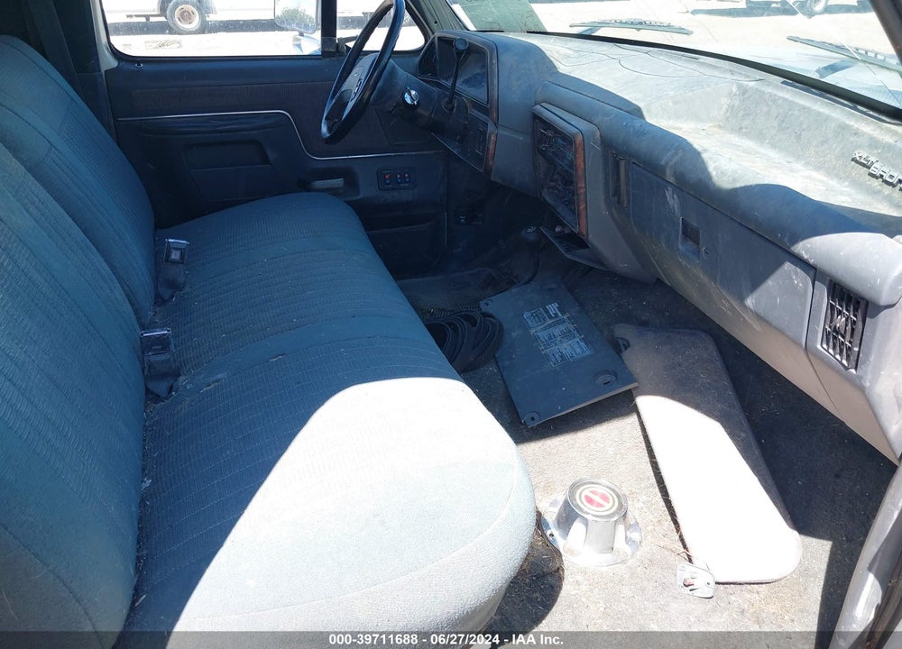 1991 FORD BRONCO U100 VIN: 1FMEU15H5MLA72407