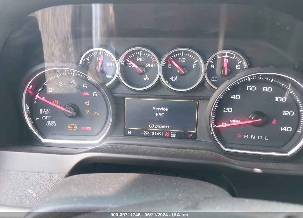 2020 CHEVROLET SILVERADO 1500 4WD SHORT BED LTZ VIN: 3GCUYGED6LG206566