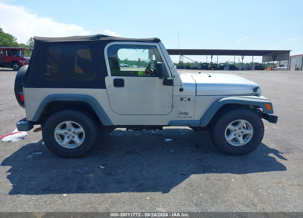 2006 JEEP WRANGLER X VIN: 1J4FA39SX6P776627