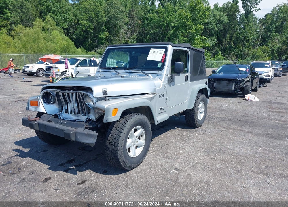 2006 JEEP WRANGLER X VIN: 1J4FA39SX6P776627
