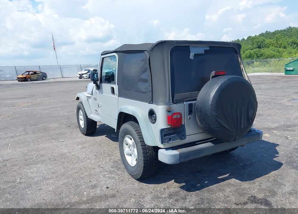 2006 JEEP WRANGLER X VIN: 1J4FA39SX6P776627
