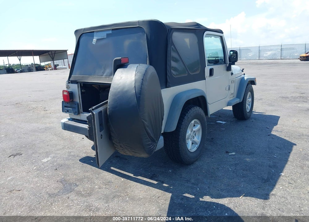 2006 JEEP WRANGLER X VIN: 1J4FA39SX6P776627