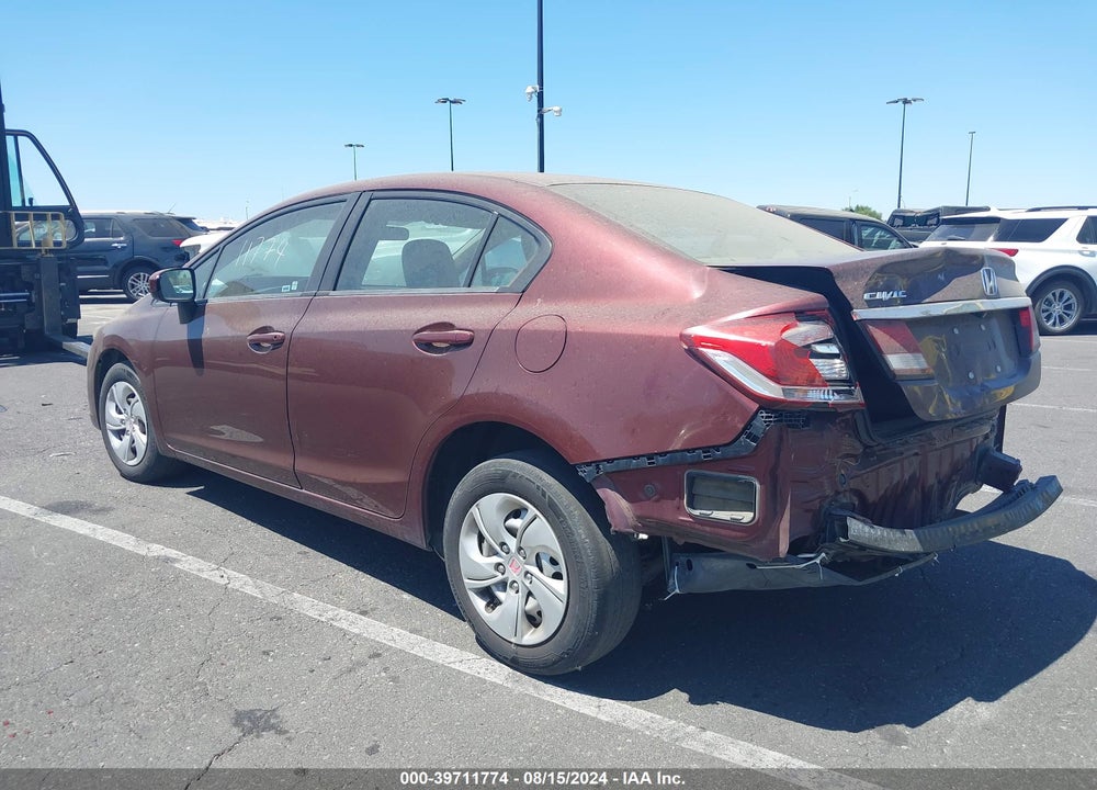 2015 HONDA CIVIC LX VIN: 19XFB2F56FE228765