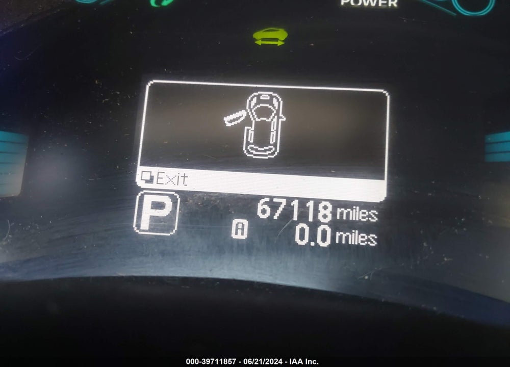 2014 NISSAN LEAF SV VIN: 1N4AZ0CP9EC332114
