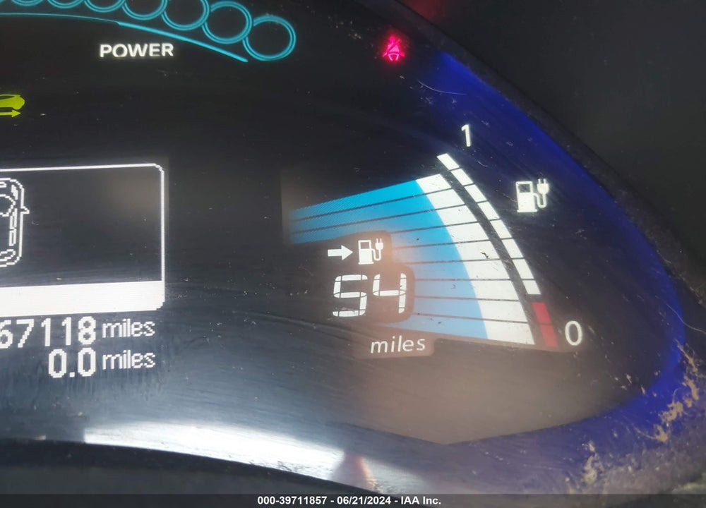 2014 NISSAN LEAF SV VIN: 1N4AZ0CP9EC332114