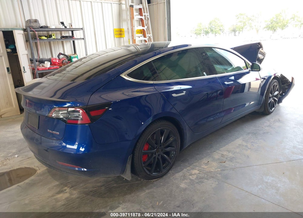 2020 TESLA MODEL 3 PERFORMANCE DUAL MOTOR ALL-WHEEL DRIVE VIN: 5YJ3E1EC1LF603102